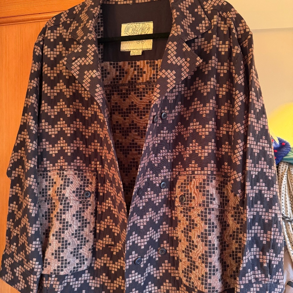 Ace & Jig Black Herringbone Field Jacket - Picture 5 of 8